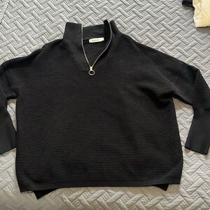 Amazon Anrabess size large 3/4 zip pullover